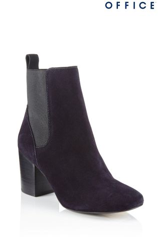 Office Block Heel Chelsea Boot